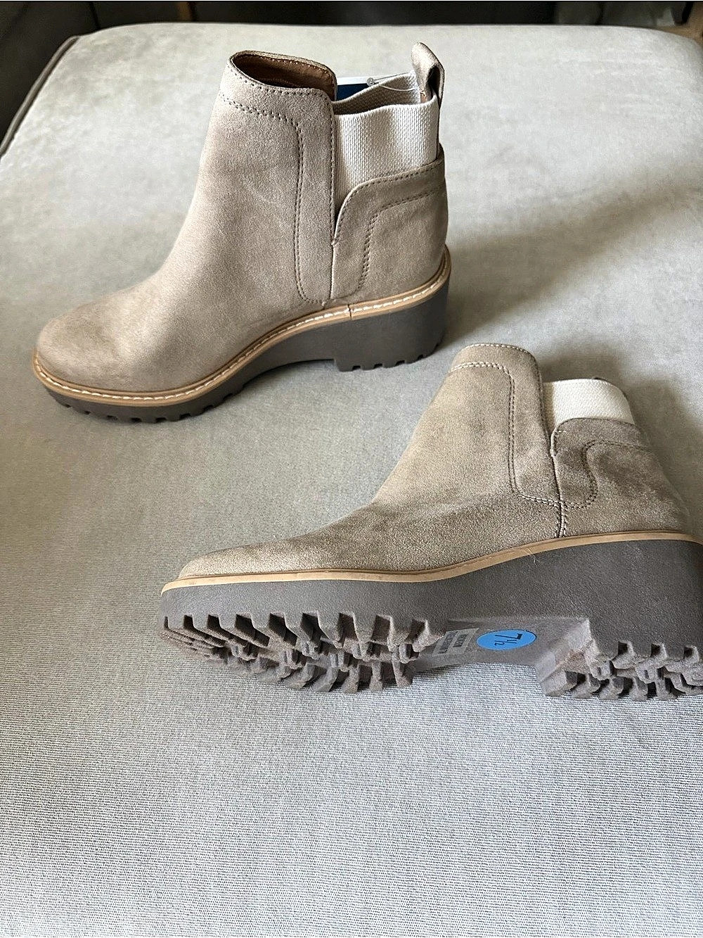 DV by Dolce Vita Wedge Ankle Boots in Tan US 7.5 NWT